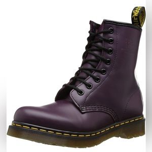 Dr. Marten’s 1460 Women’s Purple Smooth 8 eye boots UK 6, Women’s US 8